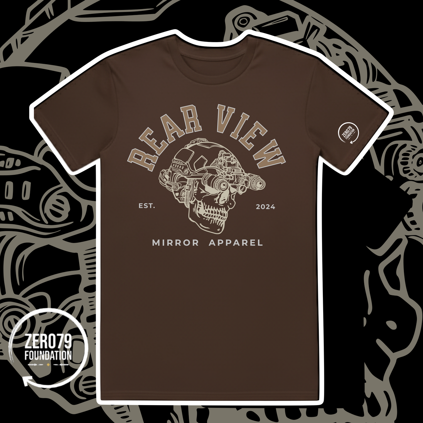 RVMA Classic - Staple Tee - Rear View Mirror Apparel - Zero79