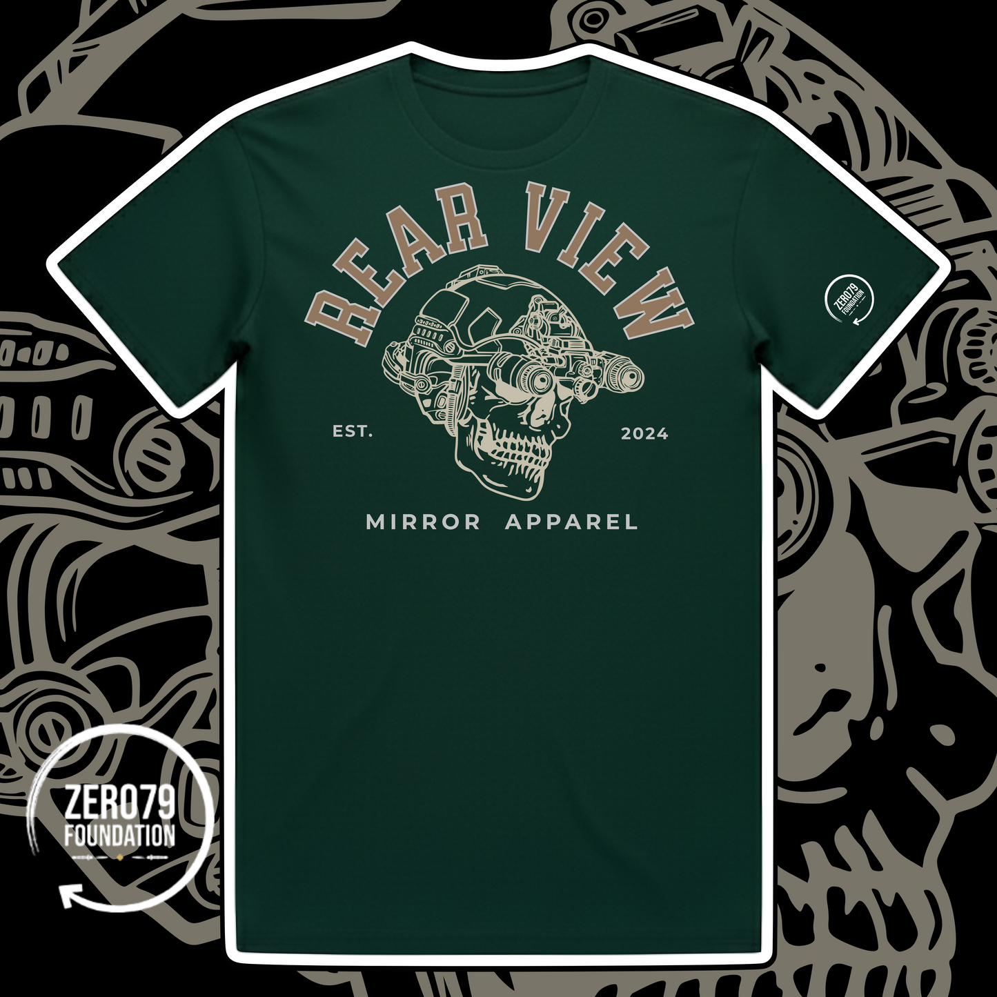 RVMA Classic - Staple Tee - Rear View Mirror Apparel - Zero79