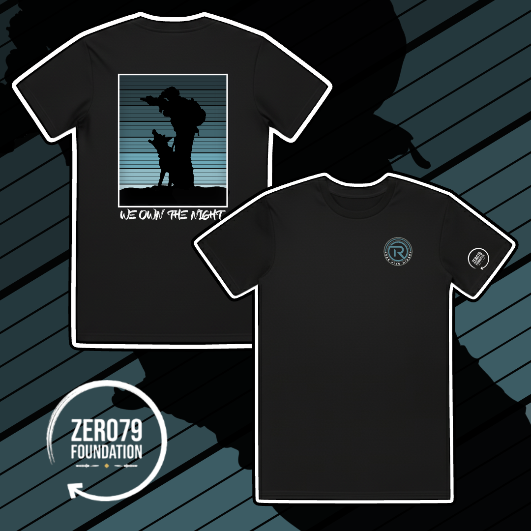 We Own the Night - Staple Tee - Rear View Mirror Apparel - Zero79