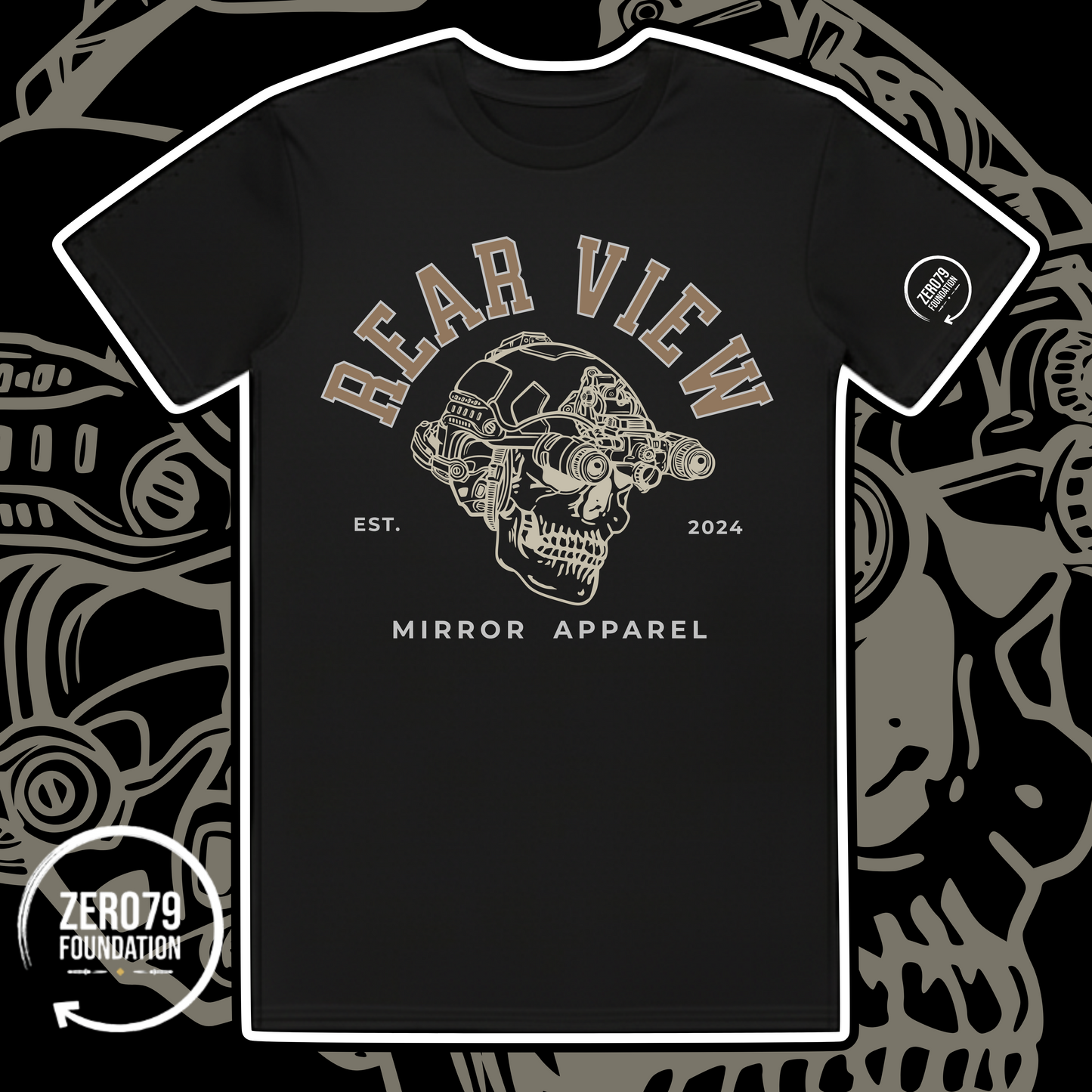 RVMA Classic - Staple Tee - Rear View Mirror Apparel - Zero79