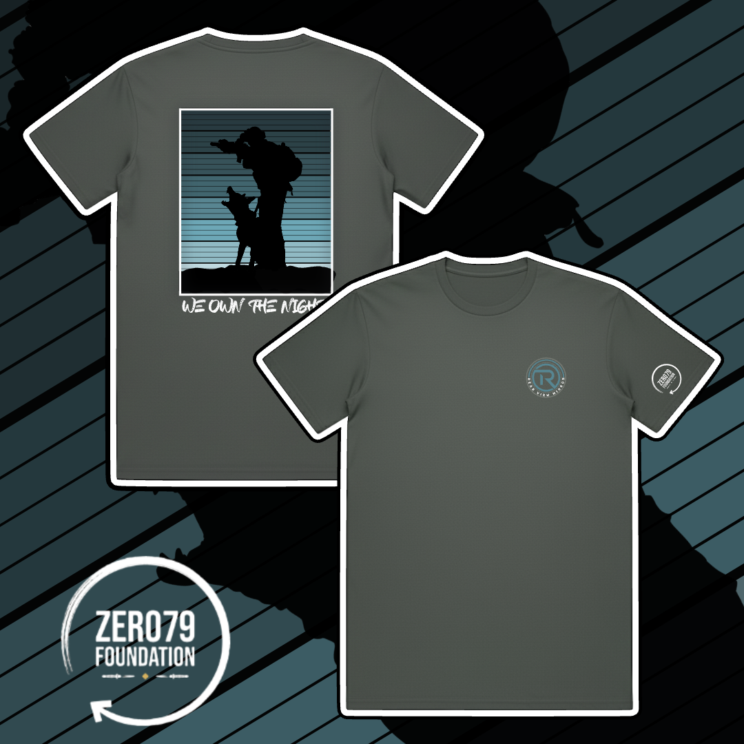 We Own the Night - Staple Tee - Rear View Mirror Apparel - Zero79