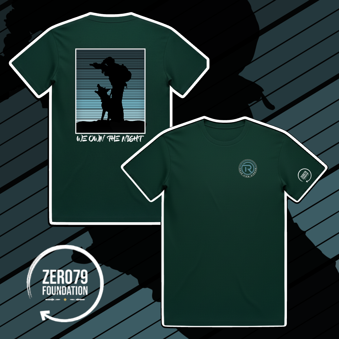 We Own the Night - Staple Tee - Rear View Mirror Apparel - Zero79