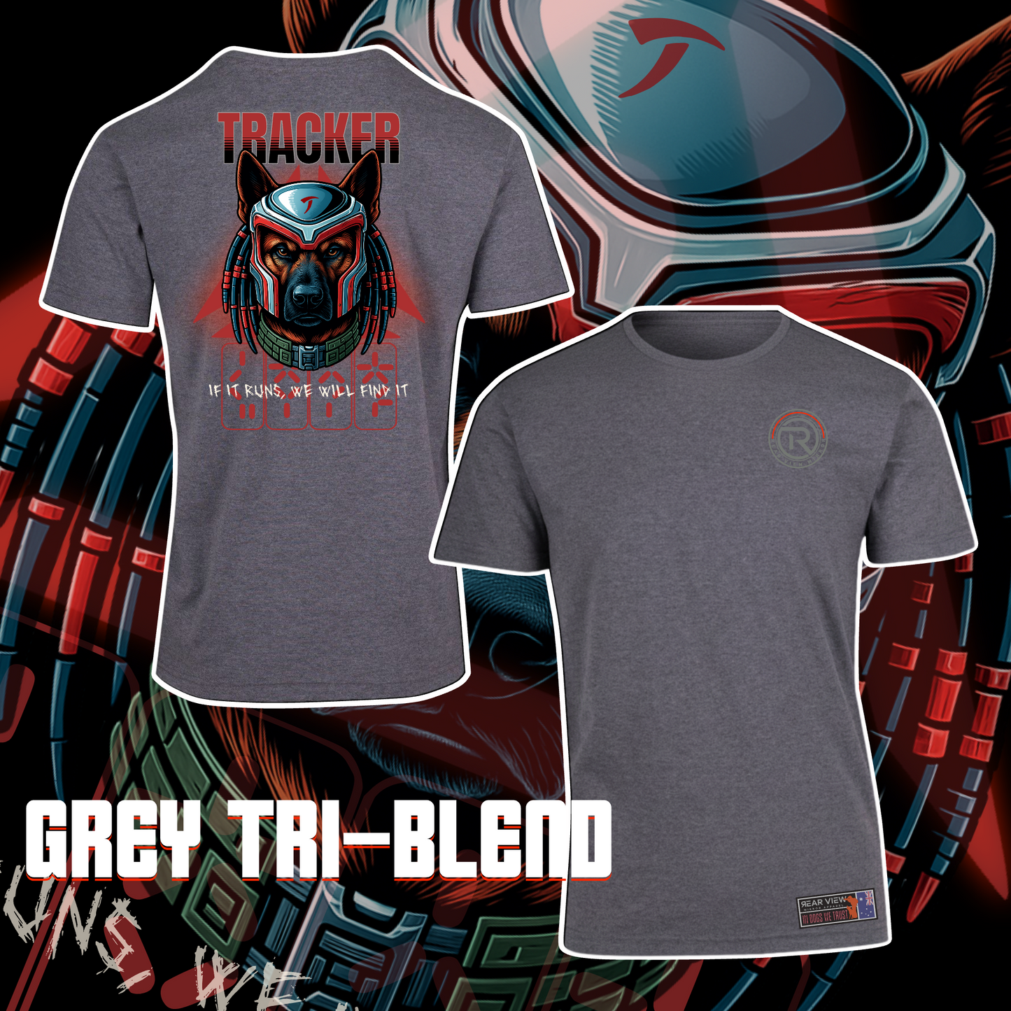 Tracker - Staple Tee - Rear View Mirror