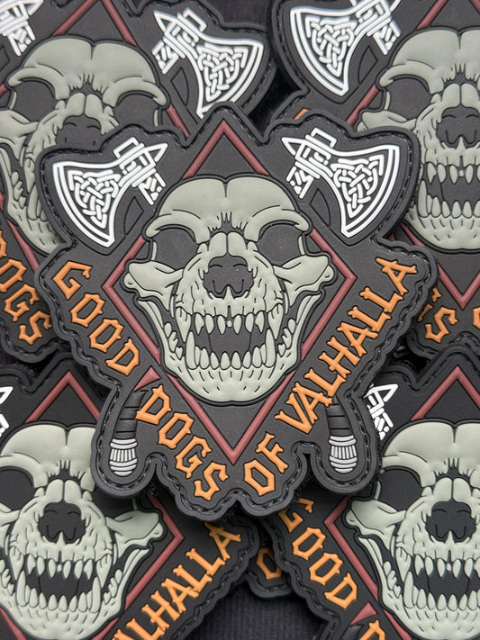 Good Dogs of Valhalla - PVC Patch - Rear View Mirror Apparel