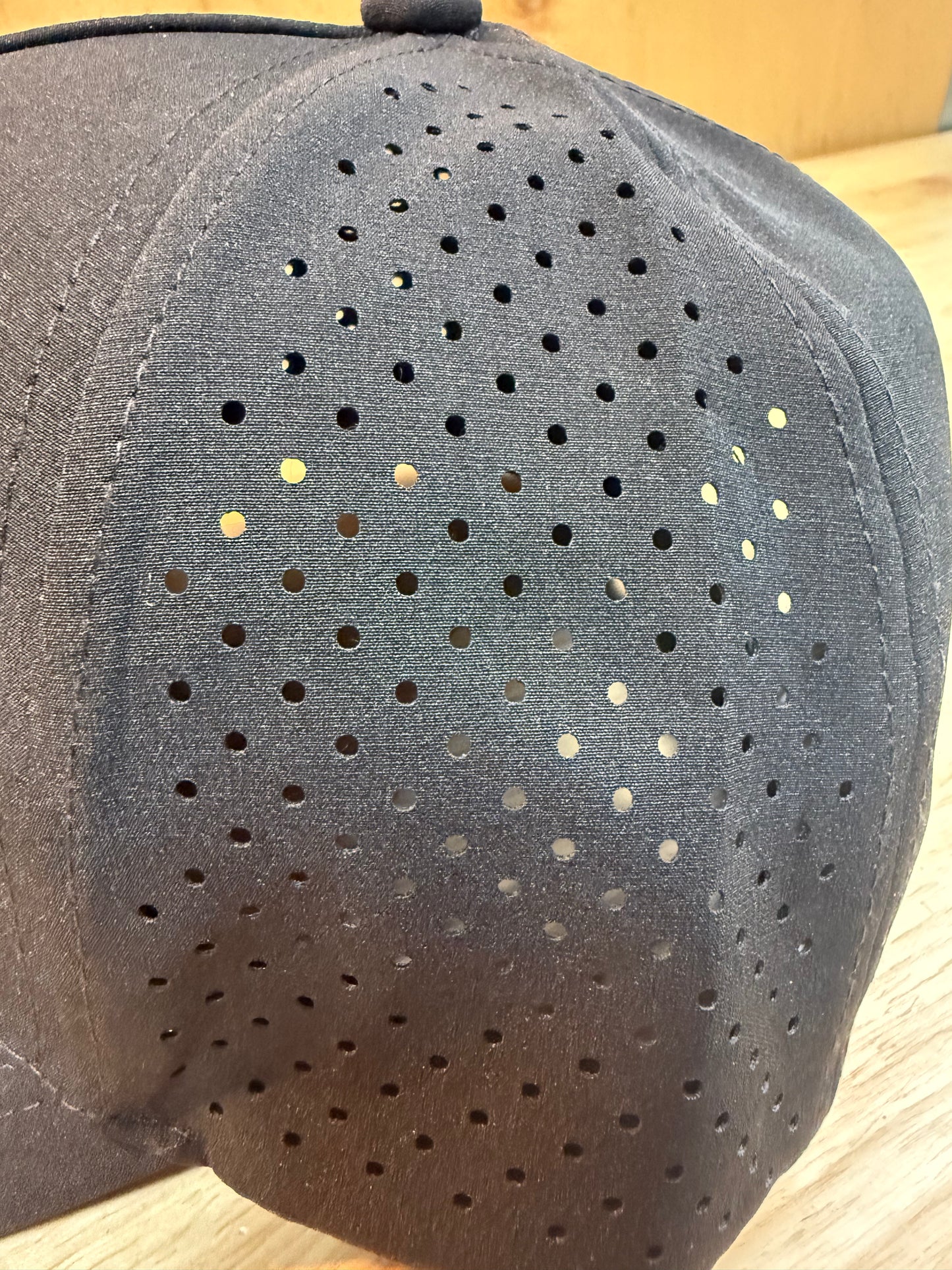 Black Cool Dry Snap Back Hat - PVC Subdued Australia Flag