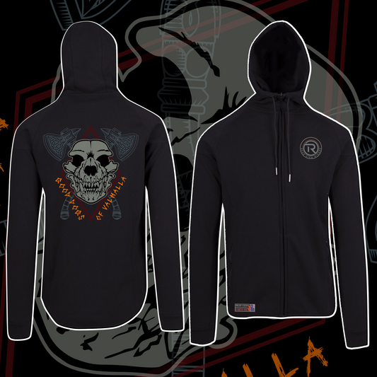 Good Dogs of Valhalla - Polar Fleece Hoodie - Rear View Mirror Apparel
