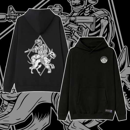 War Dog - Pocket Hoodie - Rear View Mirror Apparel