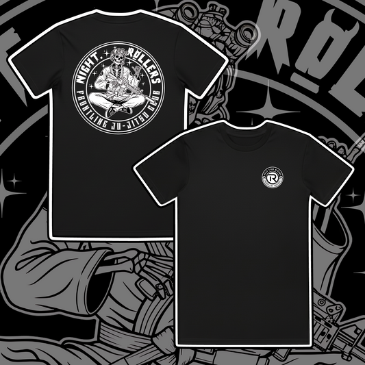 Night Rollers - Frontline Ju-Jitsu Club - Staple Tee - Rear View Mirror