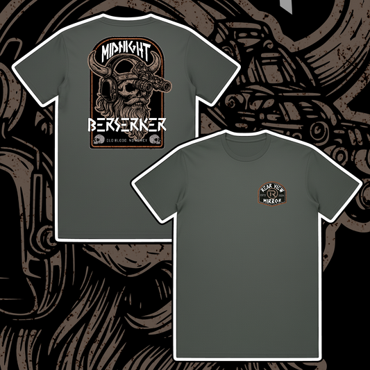 Midnight Beserker - Staple Tee -  Rear View Mirror