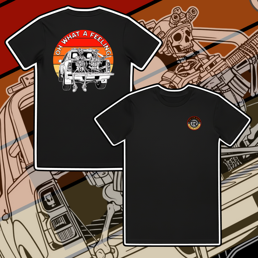 Oh What a Feeling - Staple Tee - Rear View Mirror