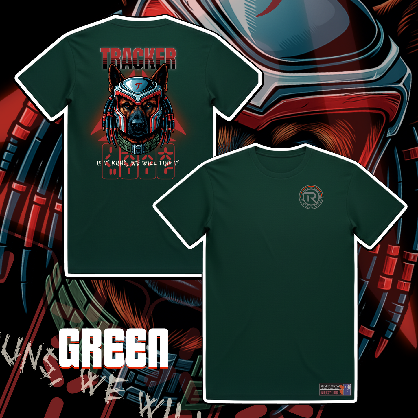 Tracker - Staple Tee - Rear View Mirror