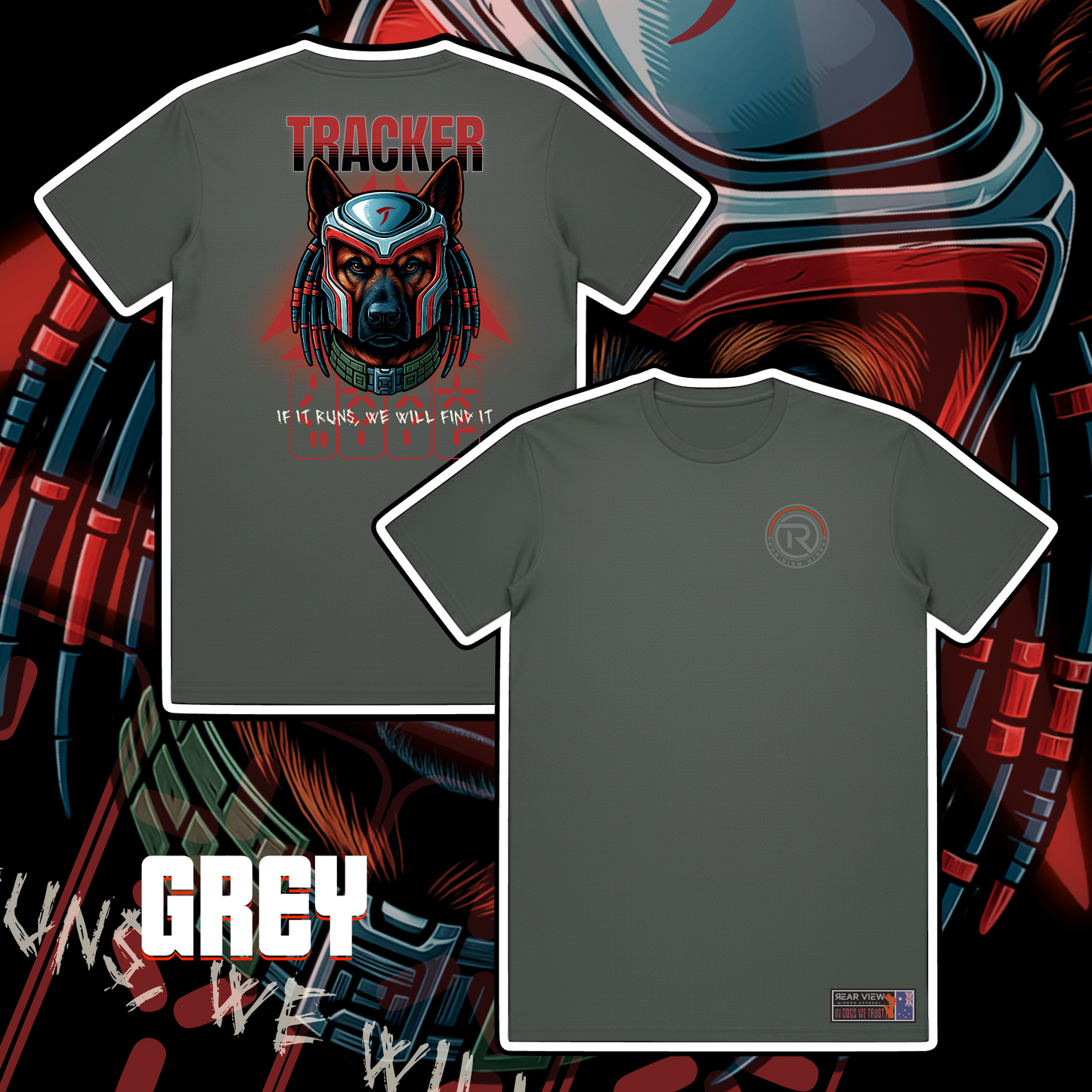 Tracker - Staple Tee - Rear View Mirror