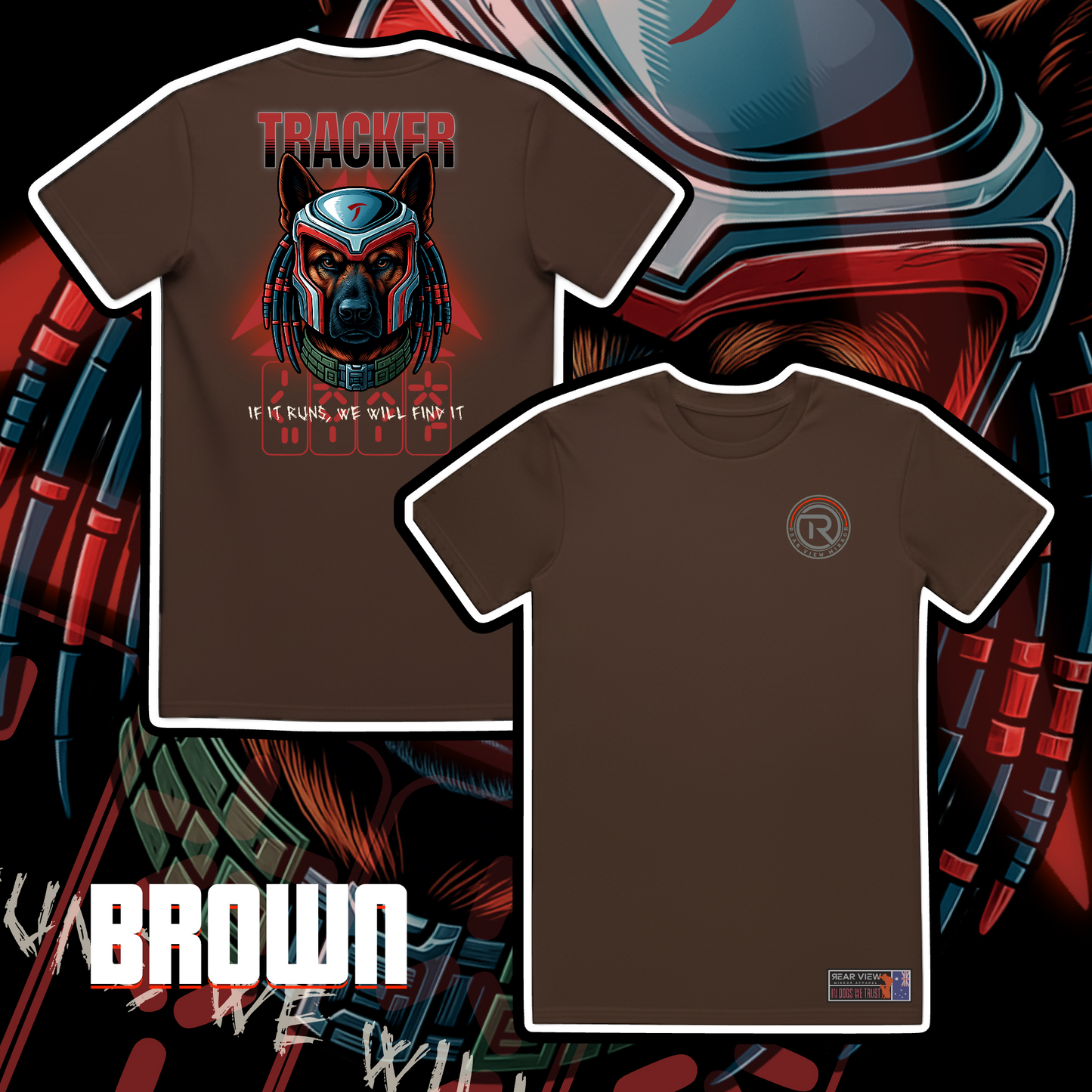 Tracker - Staple Tee - Rear View Mirror